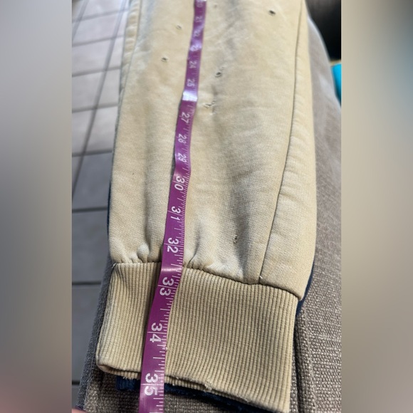 La Detresse  Women’s Suitpants / color Cream/ Blue Size M - Picture 6 of 6